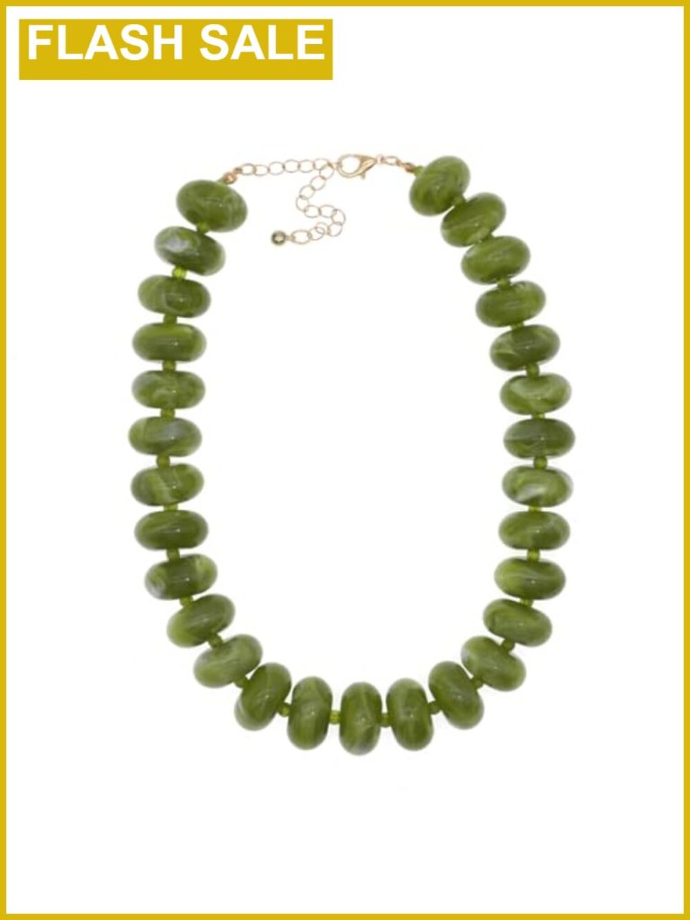 Chunky Beaded Necklace Acrylic Boho Statement Choker